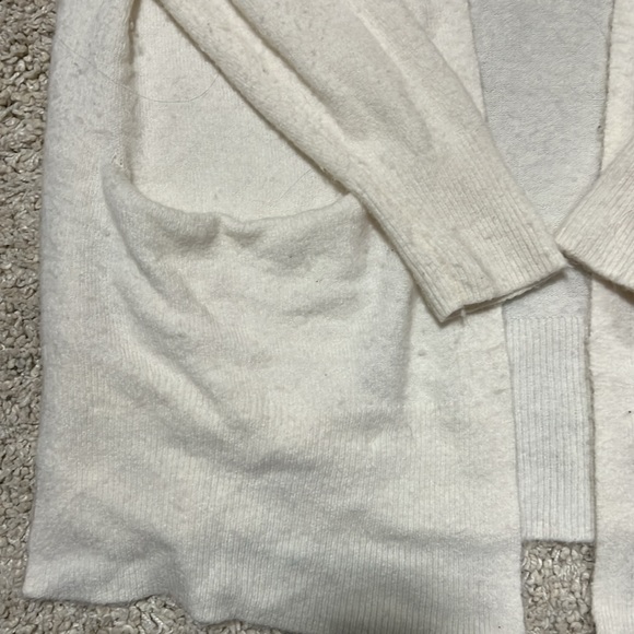 Madewell Cozy Walker Cardigan Sweater Cream Size Medium - Picture 4 of 6